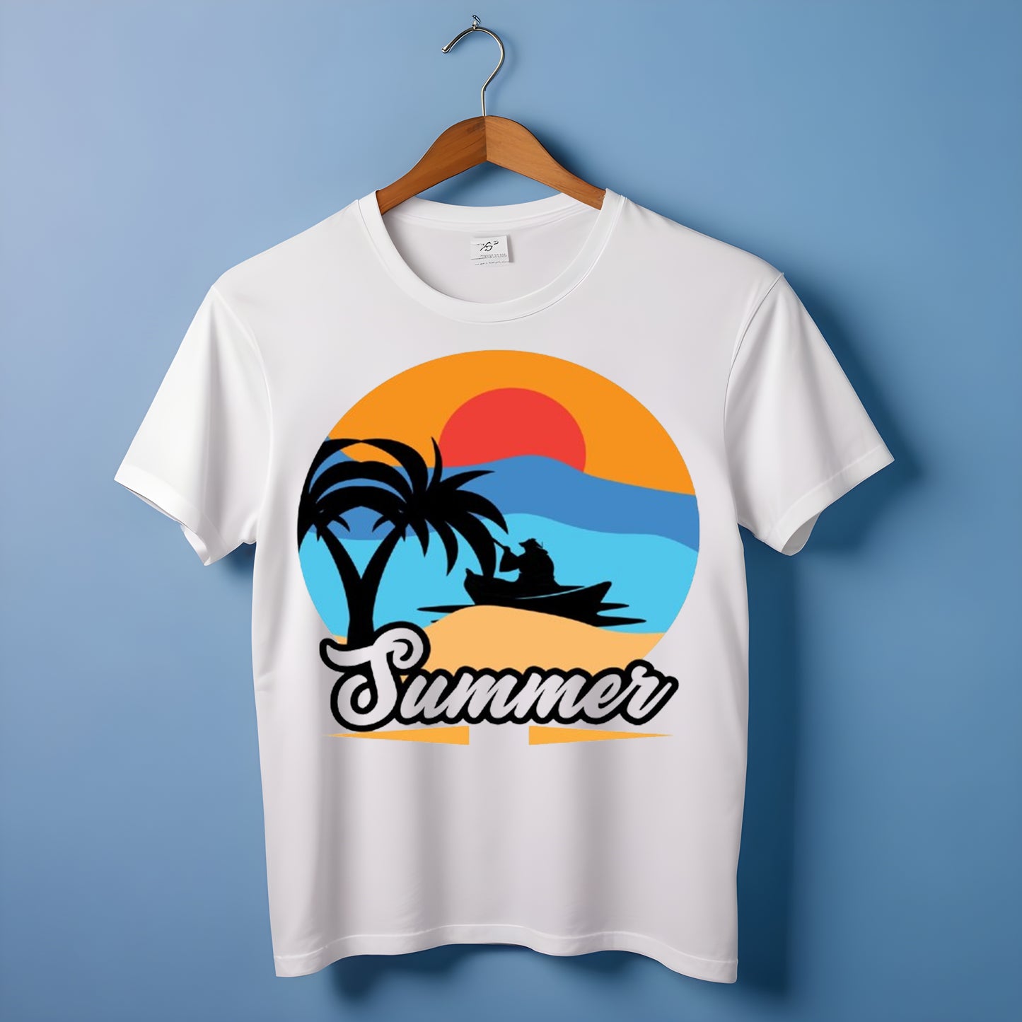 Short Sleeves White Printed T Shirts - Styleix Store